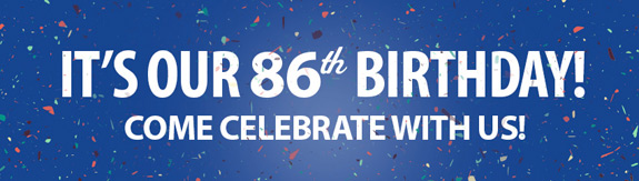 Our Birthday. Your gift.