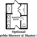 Camden IV Optional Shower at Master Bath