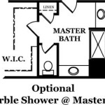 Dover Optional Shower @ Master Bath
