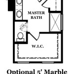 Franklin Optional Shower at Master Bath