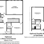Hickory Optional 2 Story & Double Bowl at Hall Bath