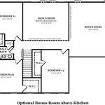 Linwood II Optional Bonus Room above Kitchen