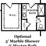 Madison II Optional Shower @ Master Bath