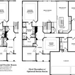 Pierce First Floor w/Optional Bonus Room & Optional Powder Room