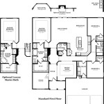 Pierce Standard First Floor and Optional Luxury Master Bath