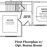 Bradford First Floor w/ Optional Bonus Room