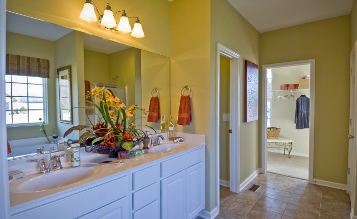 Master Bathroom - Hickory II model